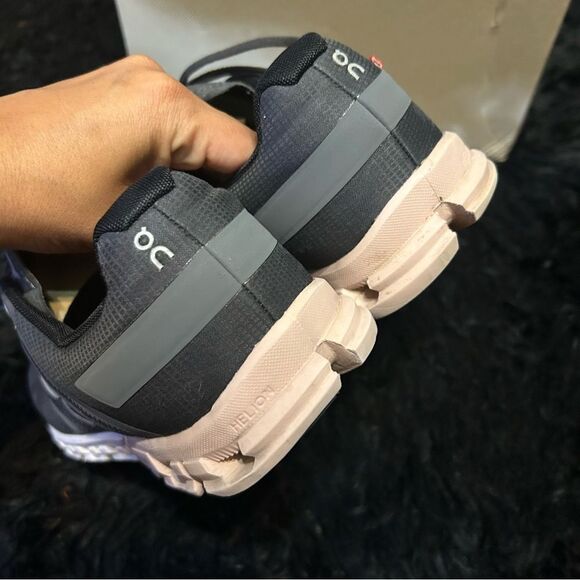 ON CLOUDFLOW black running athletic training lace up shoes sneakers women’s 9 - Picture 4 of 8